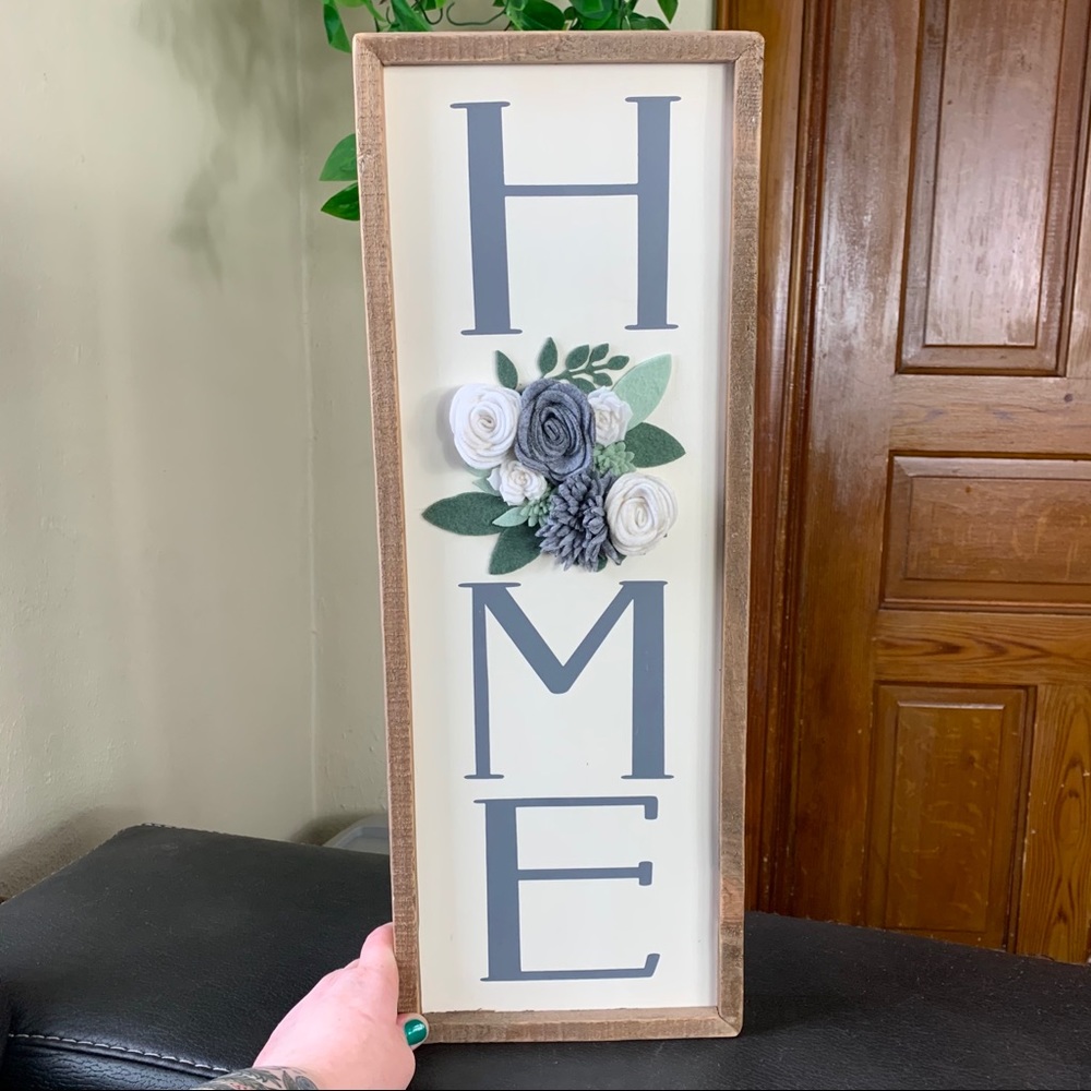 Three Girls and A Wish Home Felt Flower Wall Decor
